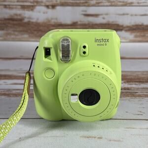 Fujifilm Instax Mini 9 Green Instant Camera Missing Film Eject Cover